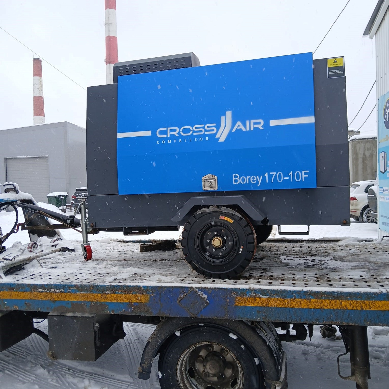 Винтовой компрессор CROSS AIR BOREY 170-10F для ООО Альпкор